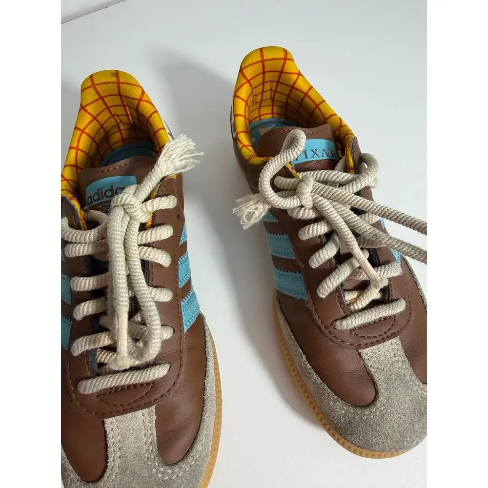 Adidas Toy Story Sambas Sneakers Lace Up Woody Size 1Y